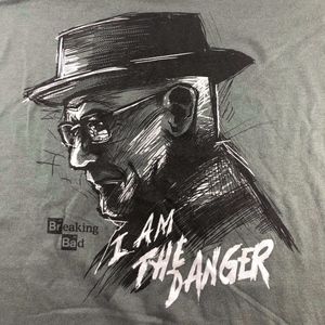 New BREAKING BAD I Am The Danger gray t shirt XL